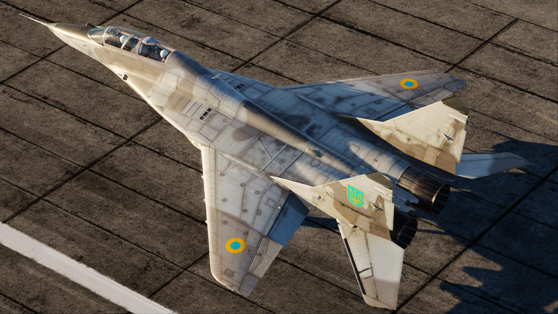 Ukrainian Air Force MIg-29UB "70 White"