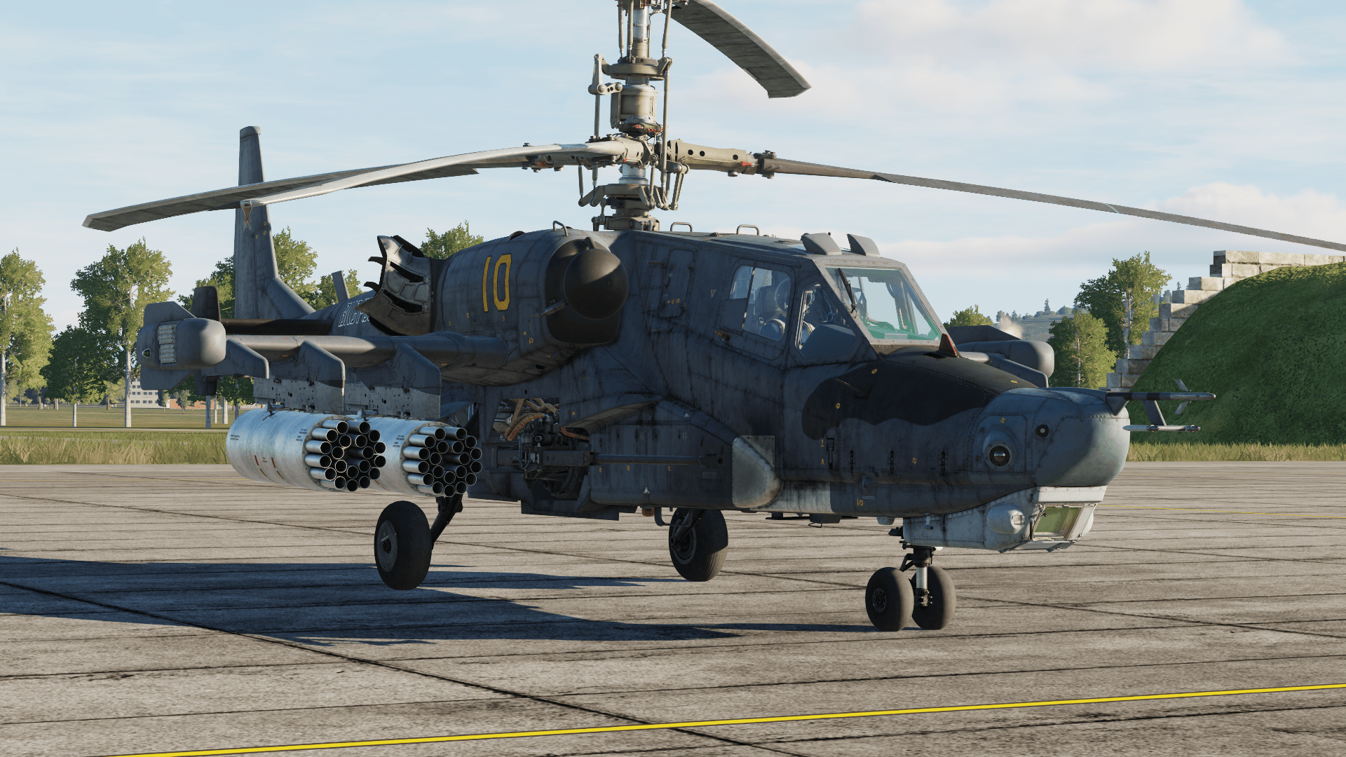 FICTIONAL Ka-52 Pack of 3 Standard plain skins (Grey, Light Grey + Khaki, Green camo) PART 2/3 [GREY]