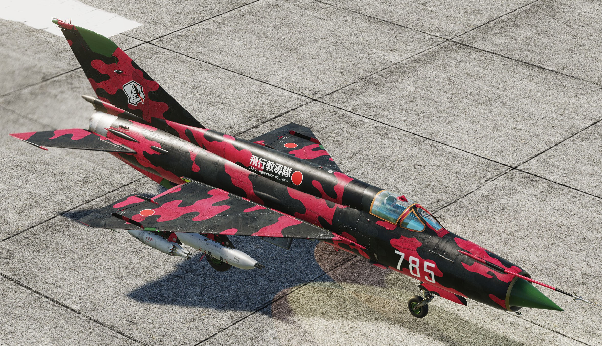 MiG-21Bis "Pink Camo" JASDF Aggressor #00