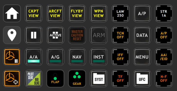 F-15E Pilot & WSO Stream Deck XL Profiles v1.1
