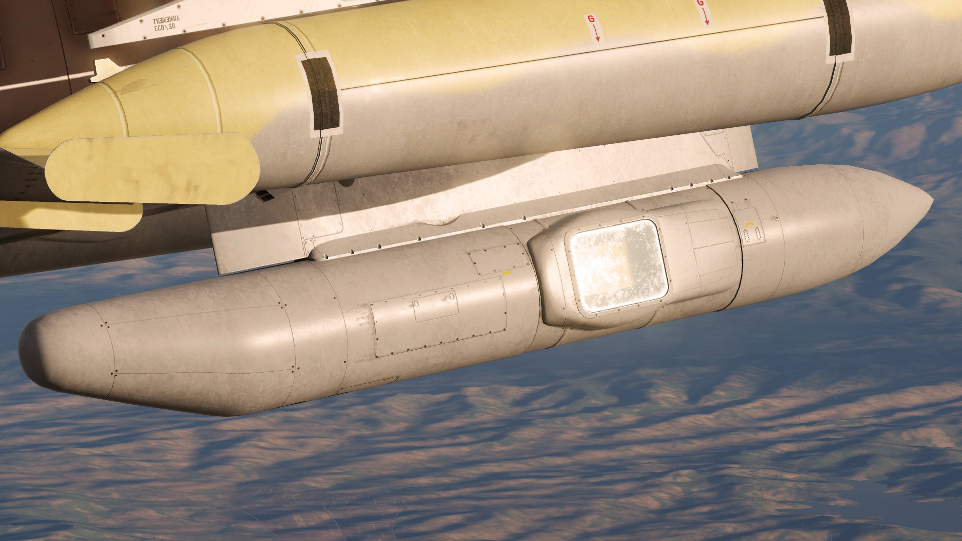 PRESTO and ASTAC Pods for AERGES Mirage-F1