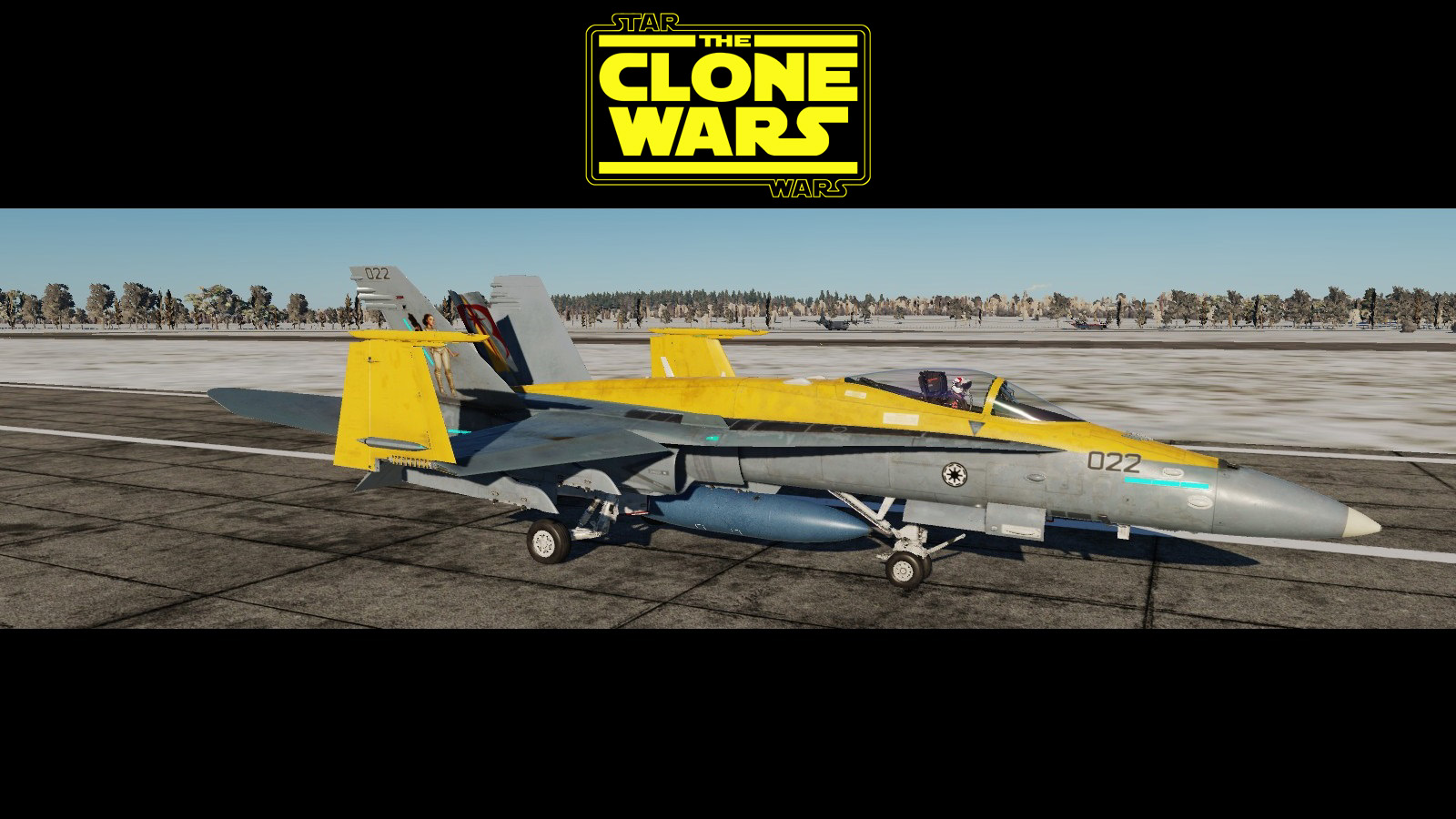 Anakin's F-18 (Fictional Livery) Star Wars - Clone Wars 