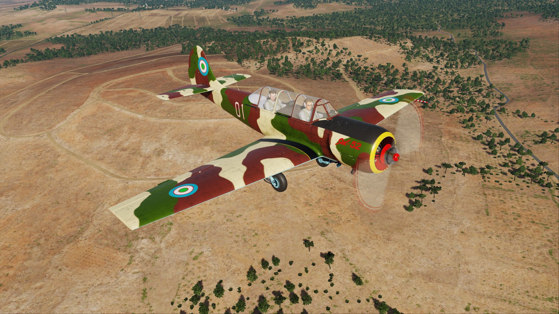 Yak-52 Uzbekistan Air Force (UzAF),  Camouflage version 