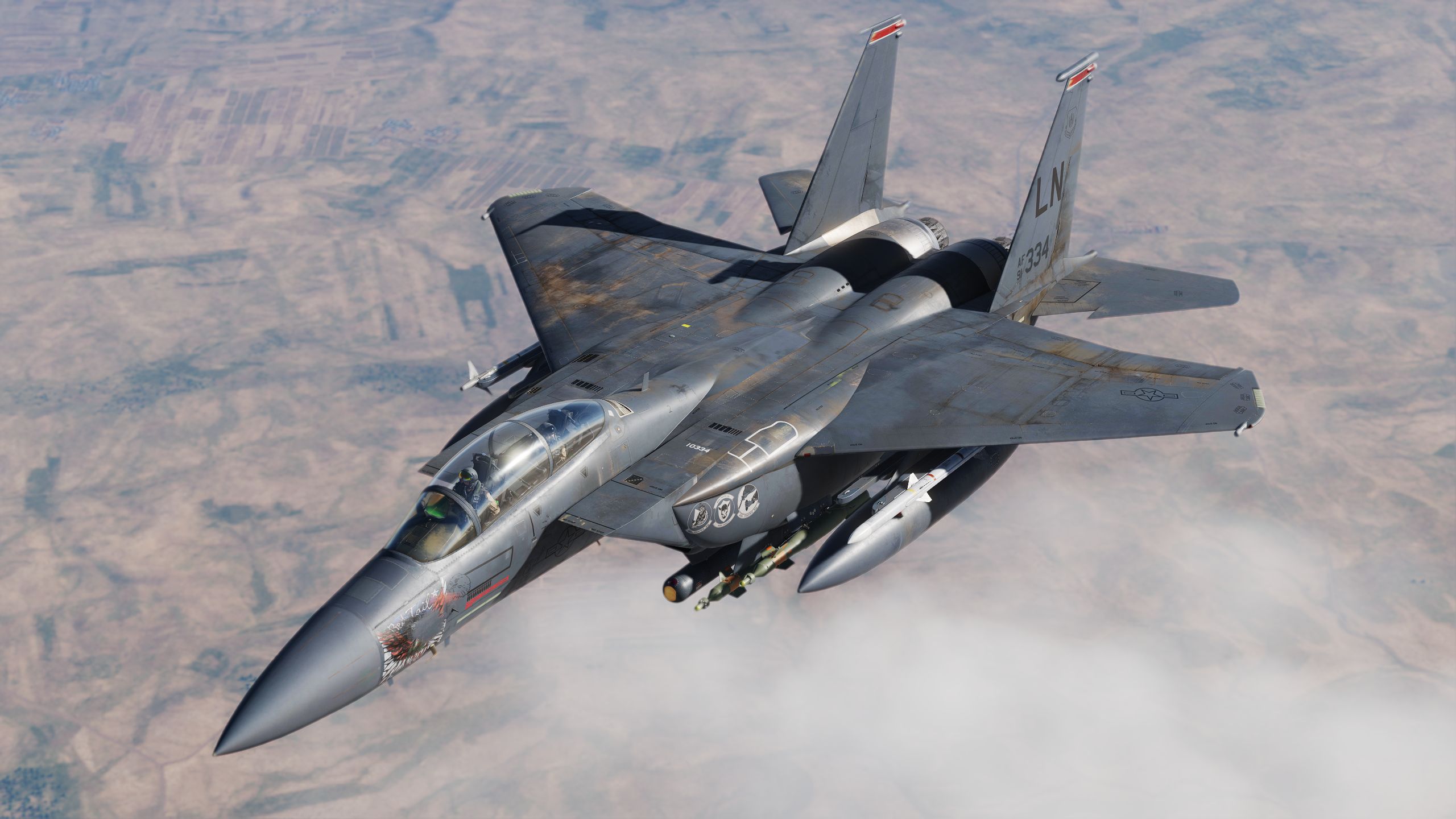 USAF 91-0334 "RED TAIL ANGEL" - 494th "Panthers"  - CETCOM