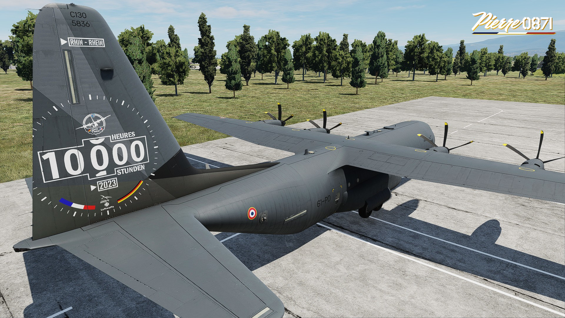 C-130J-30 61-PO Armée de l'Air et de l'Espace 10 000 Hours 