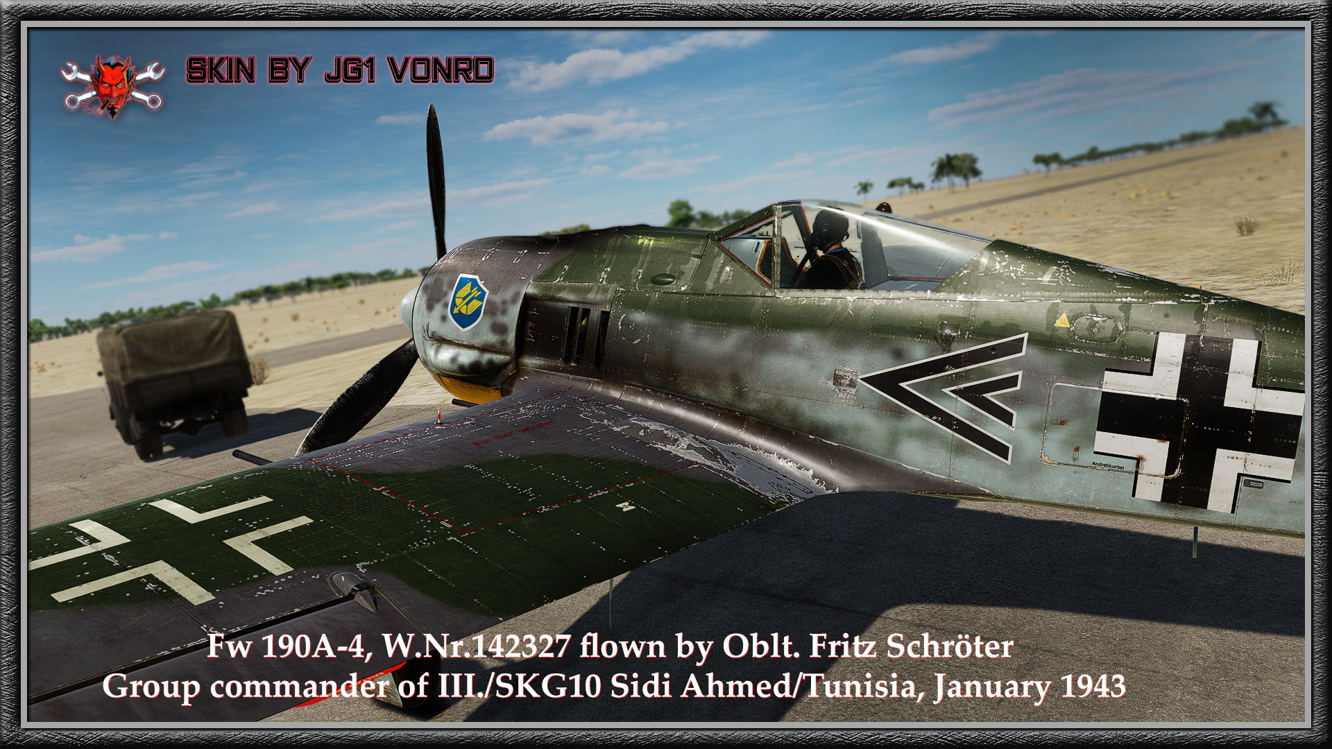 Fw190A-4_Oblt. Fritz Schroter, Tunisia, 1943