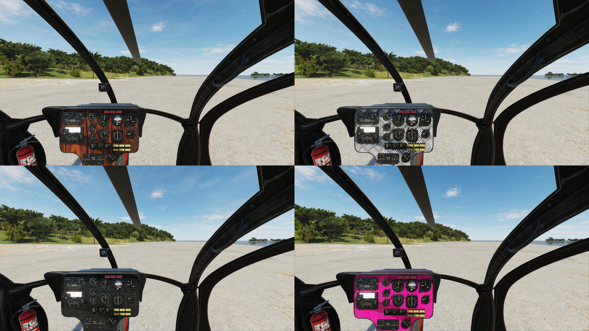 OH-6 / MD500 / Hughes 500 – Cockpit Skin Pack