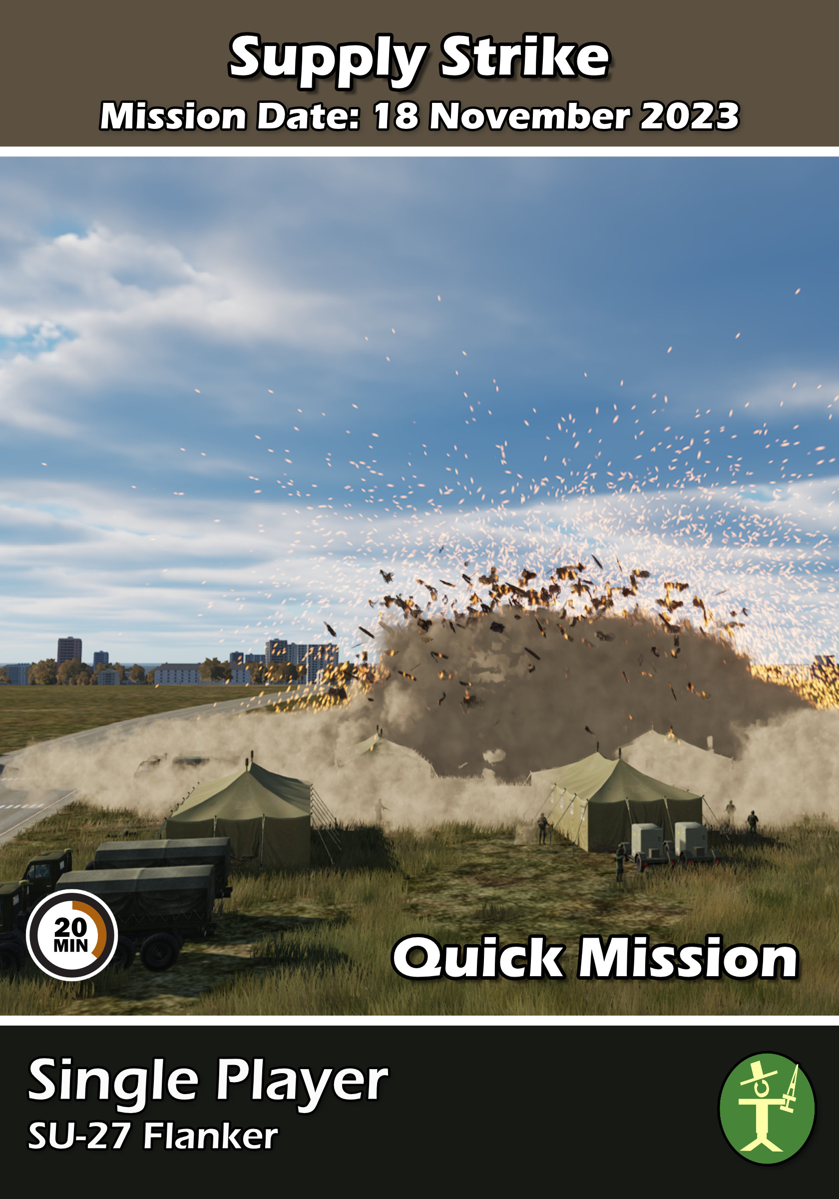 SU27 Single Player Mission / Supply Strike