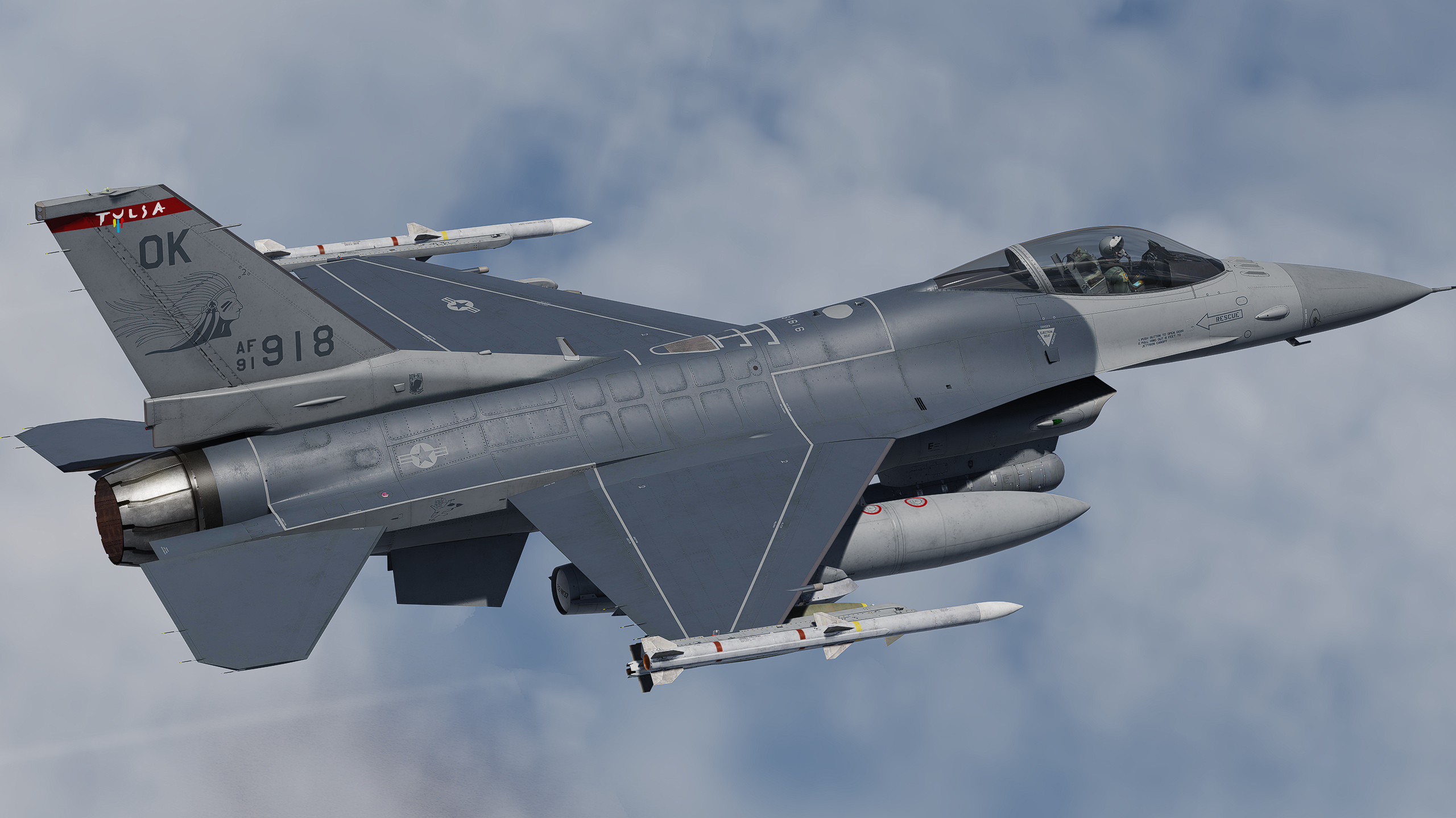 125th Fighter Squadron "Tulsa Vipers" 2.0 - Gray