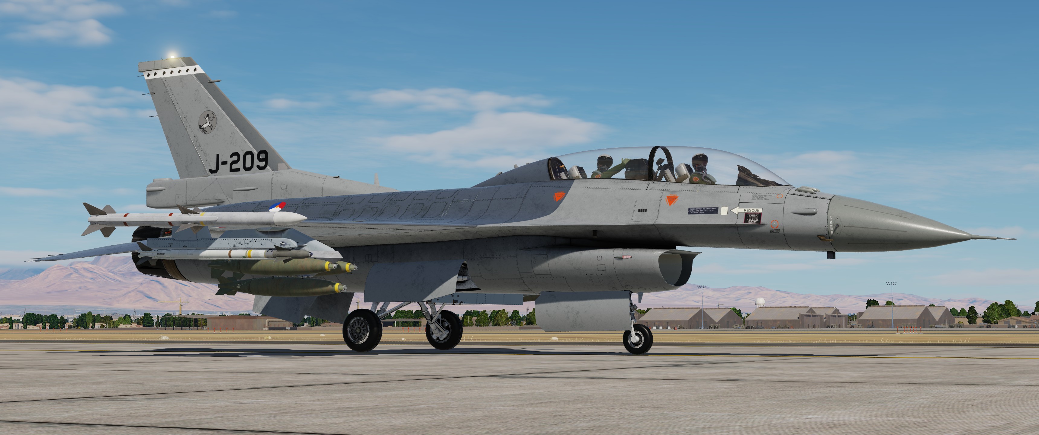 F-16D(BM) SUFA Mod J-209 RNLAF 314Sqn.