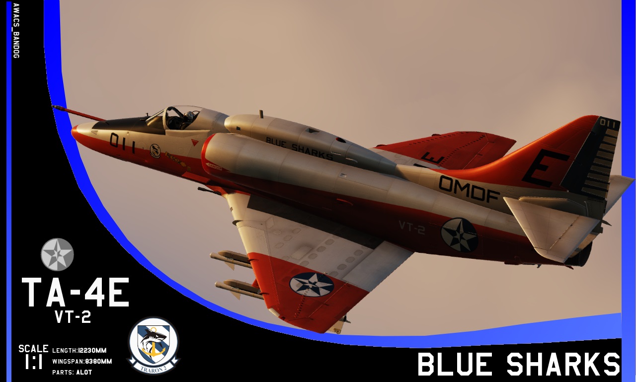 Ace Combat - Training Squadron 2 "Blue Sharks" TA-4E