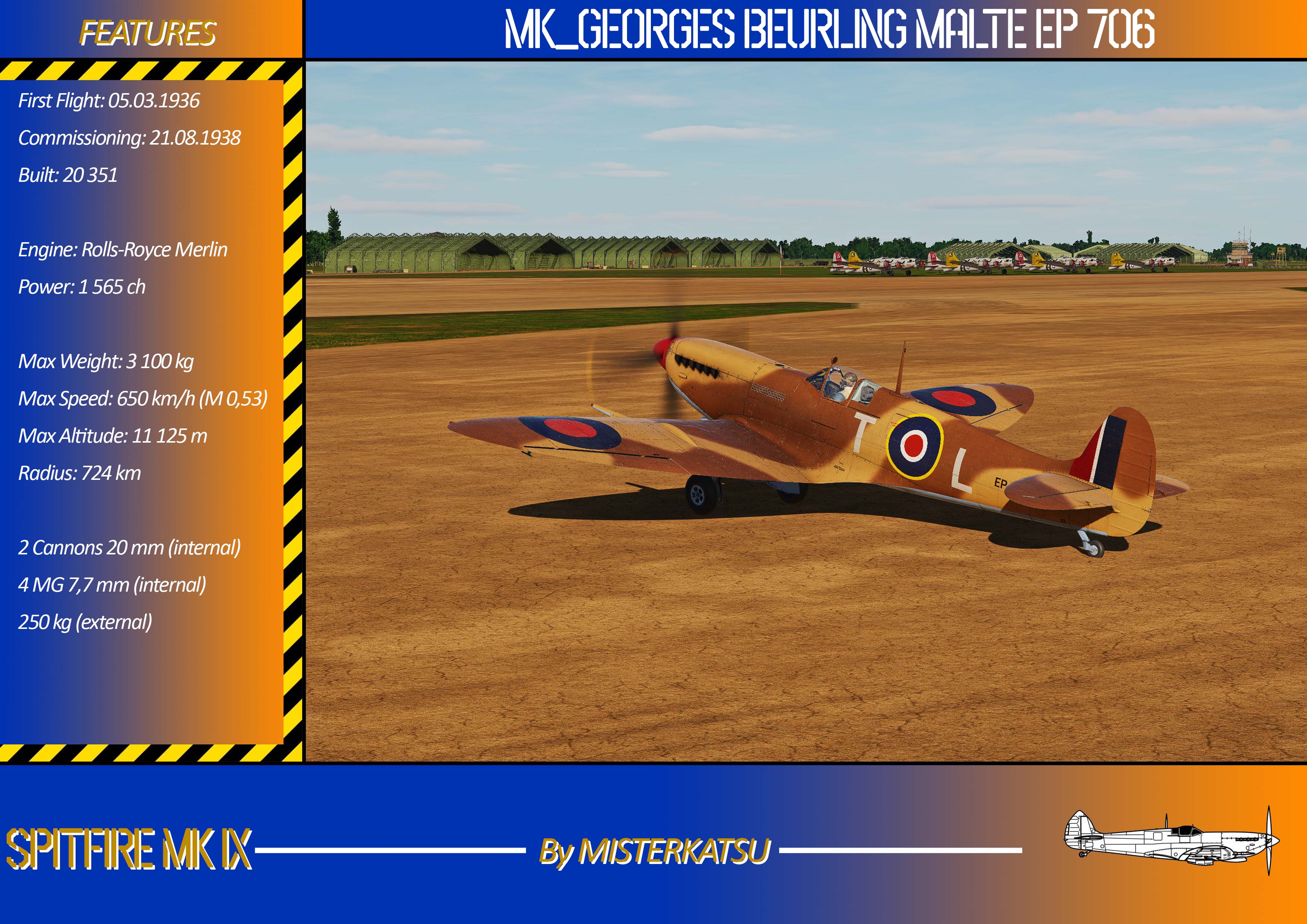 GEORGES BEURLING MALTE EP 706