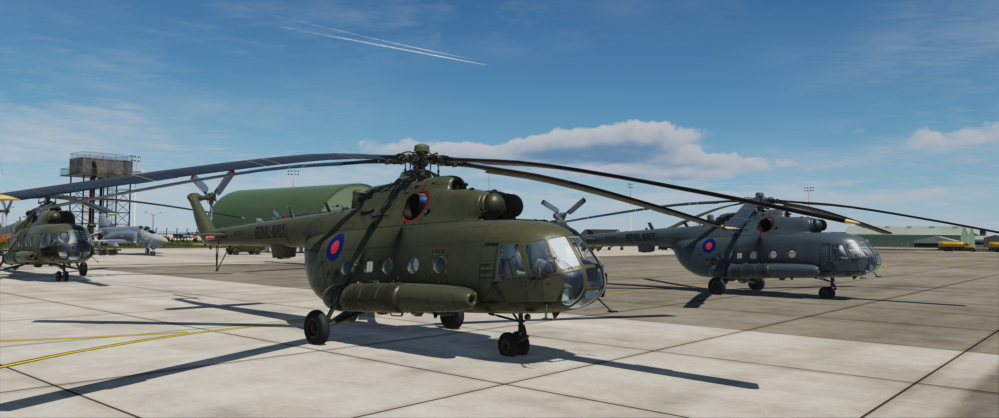 Royal Navy Westland Wessex inspired generic skins for Mi-8
