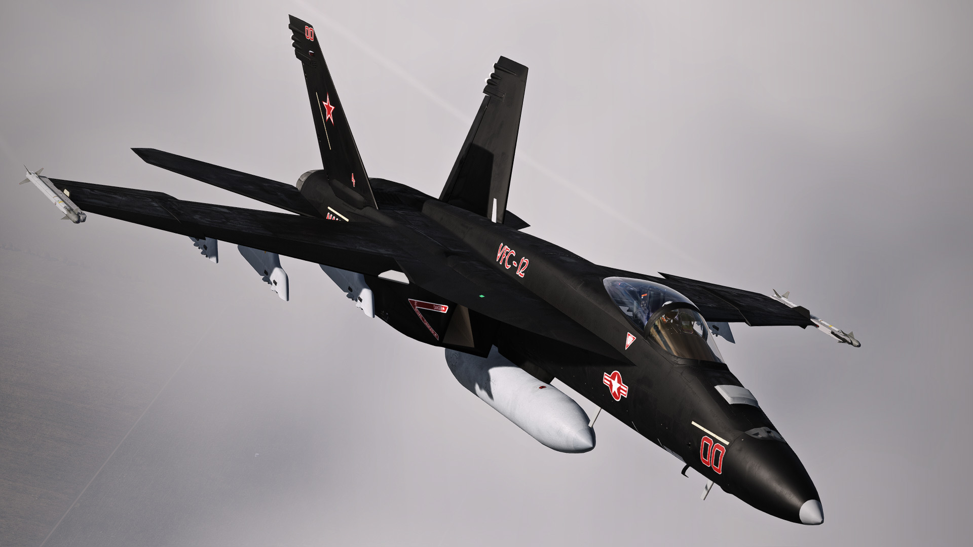 VFC-12 CJS F/A-18E 'Ambush 00' 